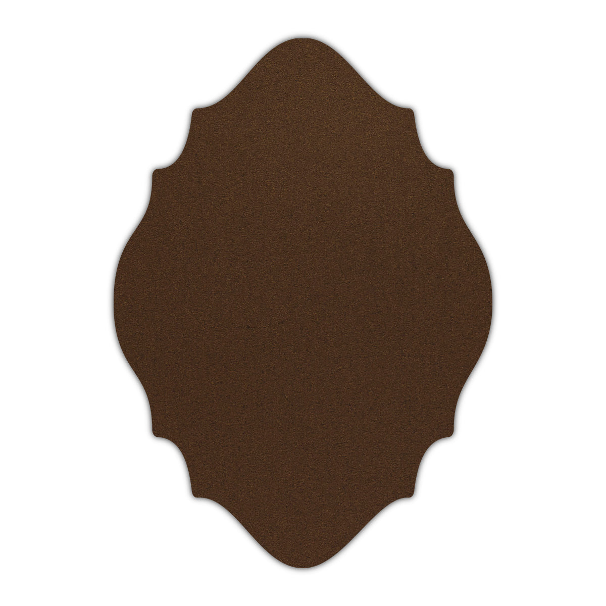 CMYK Print on Shimmer Bronze Cardstock | Shape P15 | 12" x 18"
