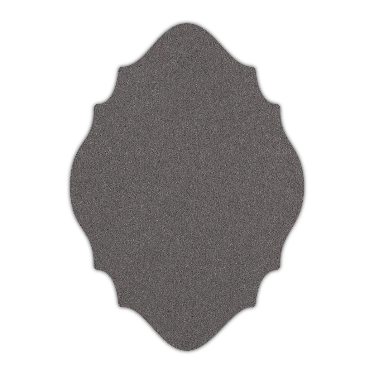CMYK Print on Dark Grey Cardstock | Shape P15 | 11" x 14"
