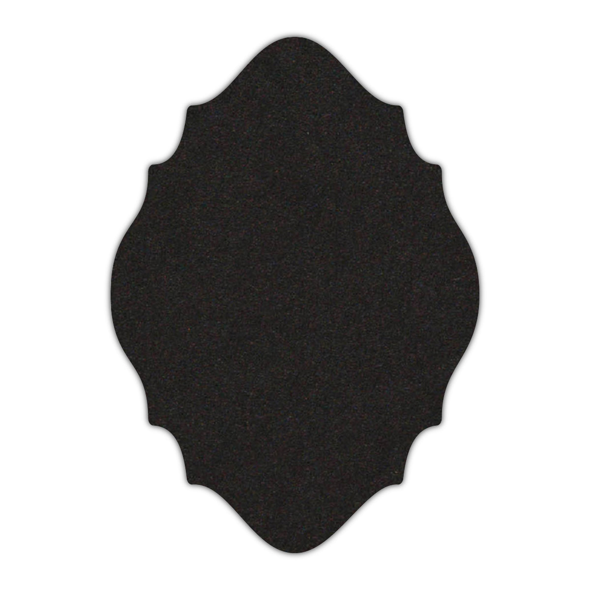 CMYK Print on Deep Black Cardstock | Shape P15 | 3.5" x 5"