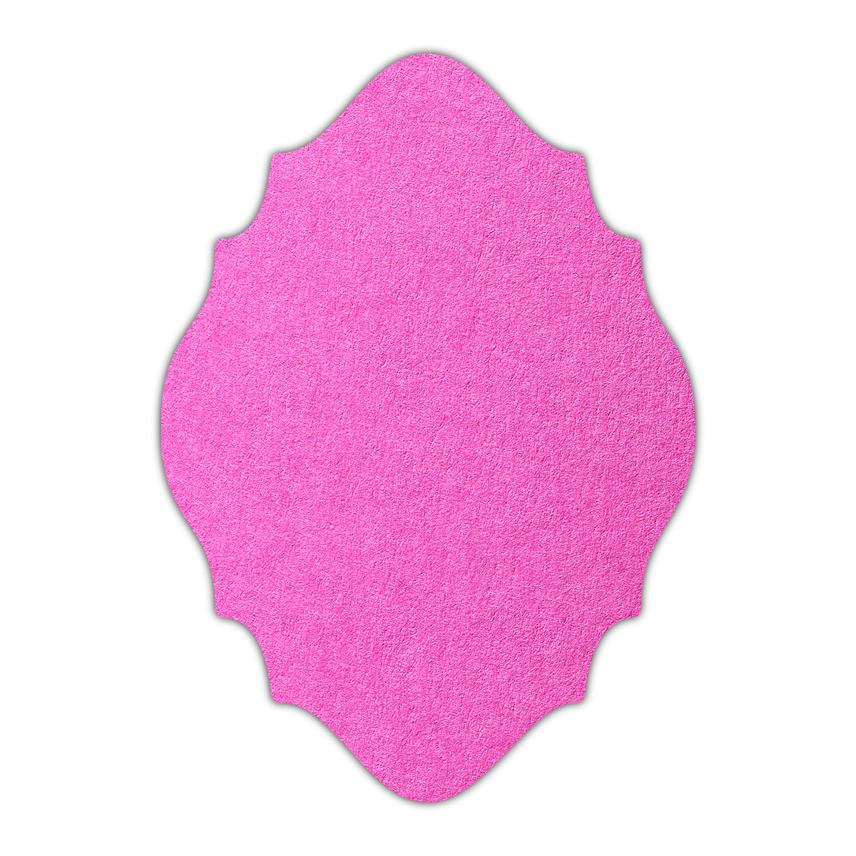 CMYK Print on Fuchsia Pink Cardstock | Shape P15 | 4.25" x 5.5"