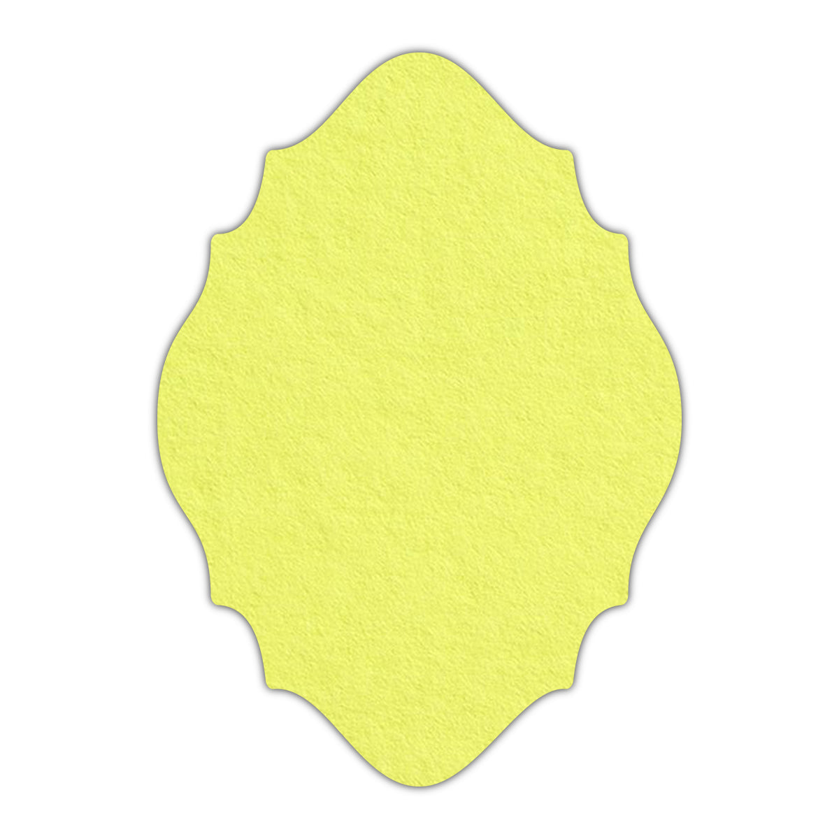CMYK Print on Key Lime Cardstock | Shape P15 | 3" x 4"