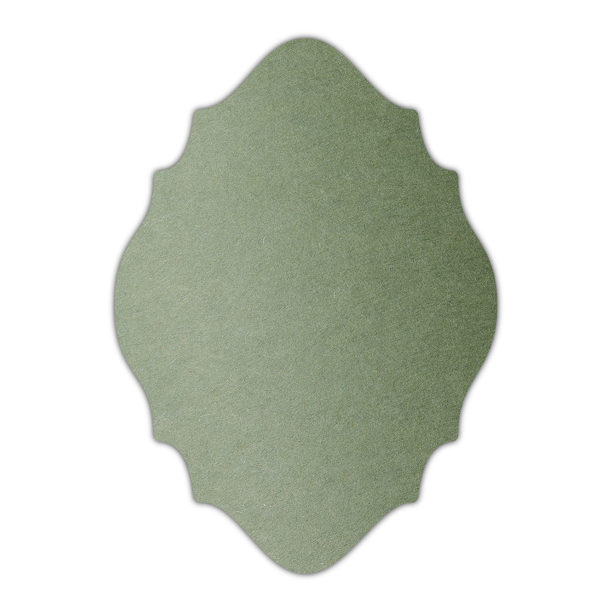 CMYK Print on Mid Green Cardstock | Shape P15 | 11" x 17"