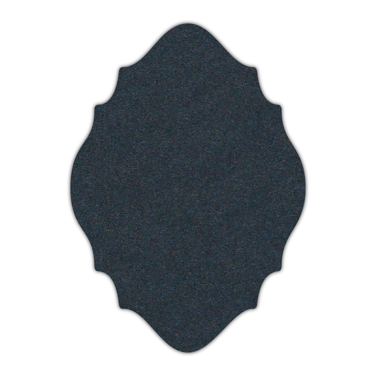 CMYK Print on Navy Blue Cardstock | Shape P15 | 5" x 7"