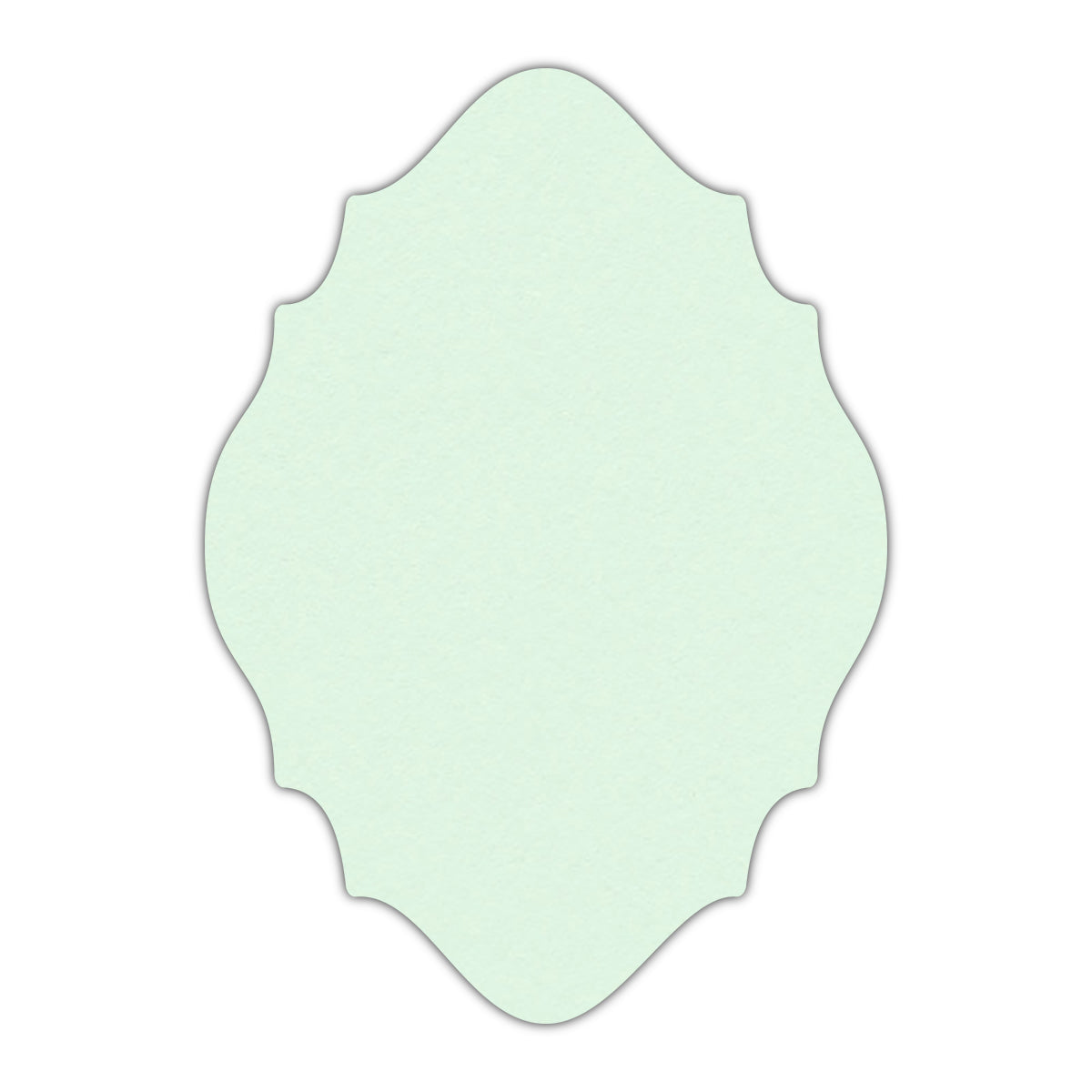 CMYK Print on Pastel Green Cardstock | Shape P15 | 8.5" x 11"