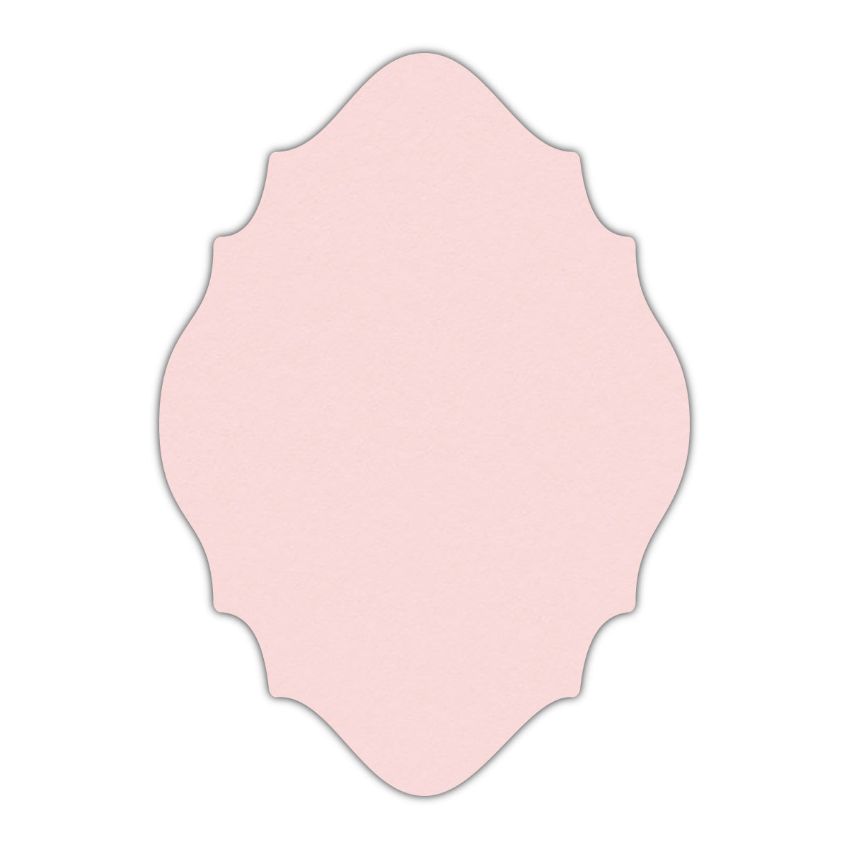 CMYK Print on Pastel Pink Cardstock | Shape P15 | 6" x 9"
