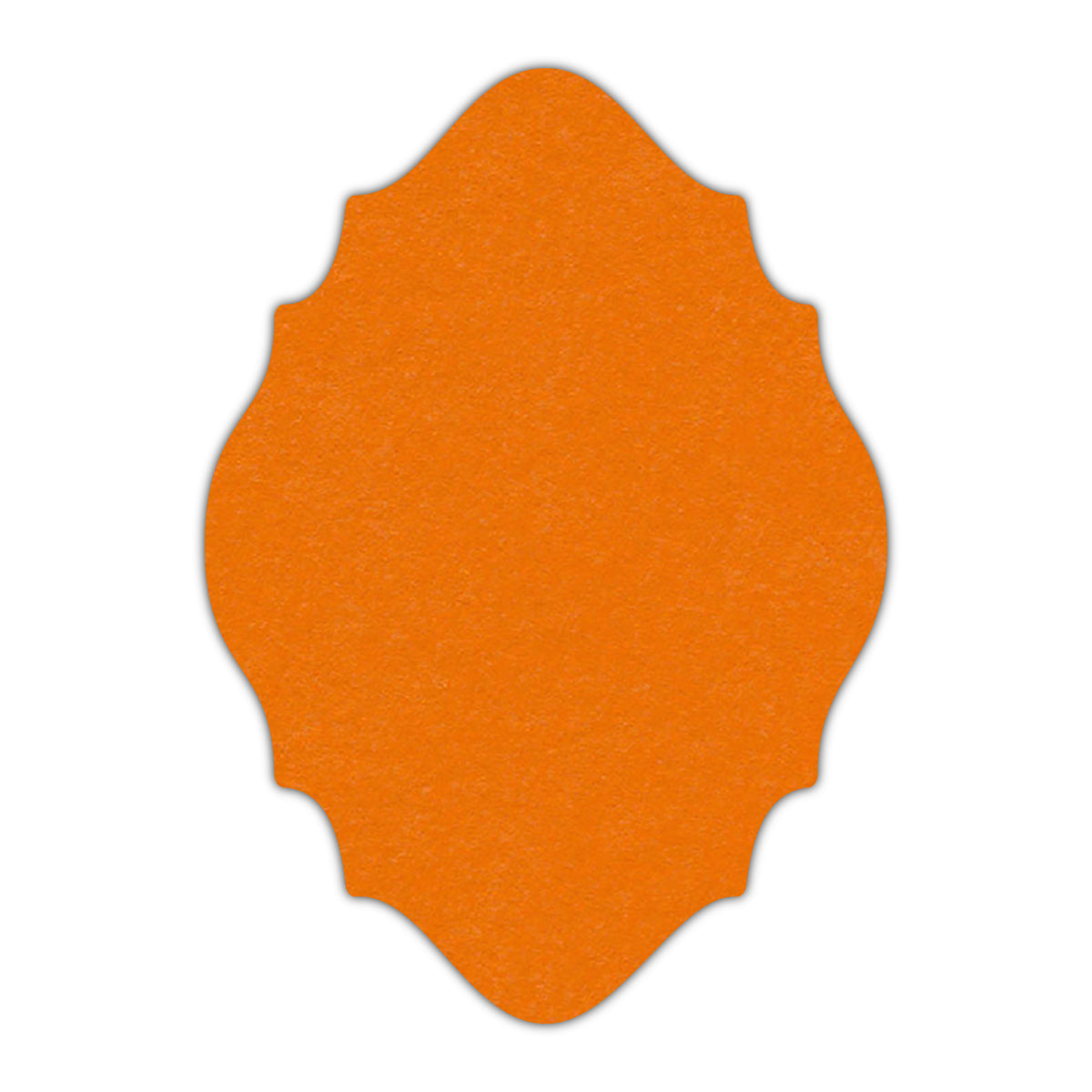 CMYK Print on Pumpkin Cardstock | Shape P15 | 3" x 4"