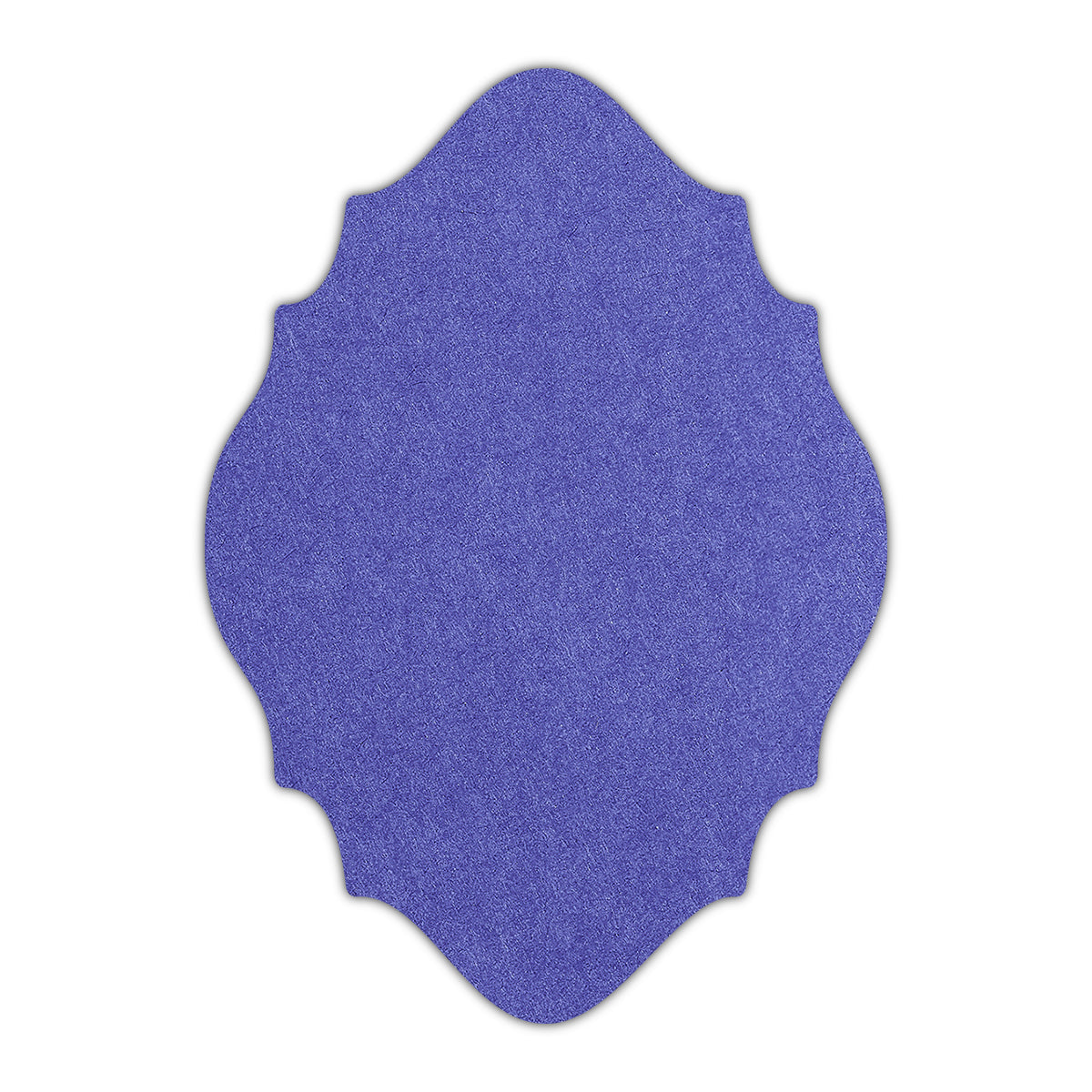 CMYK Print on Royal Blue Cardstock | Shape P15 | 4.25" x 5.5"