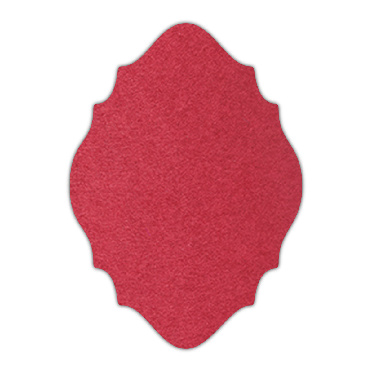 CMYK Print on Scarlet Cardstock | Shape P15 | 2.5" x 3.5"