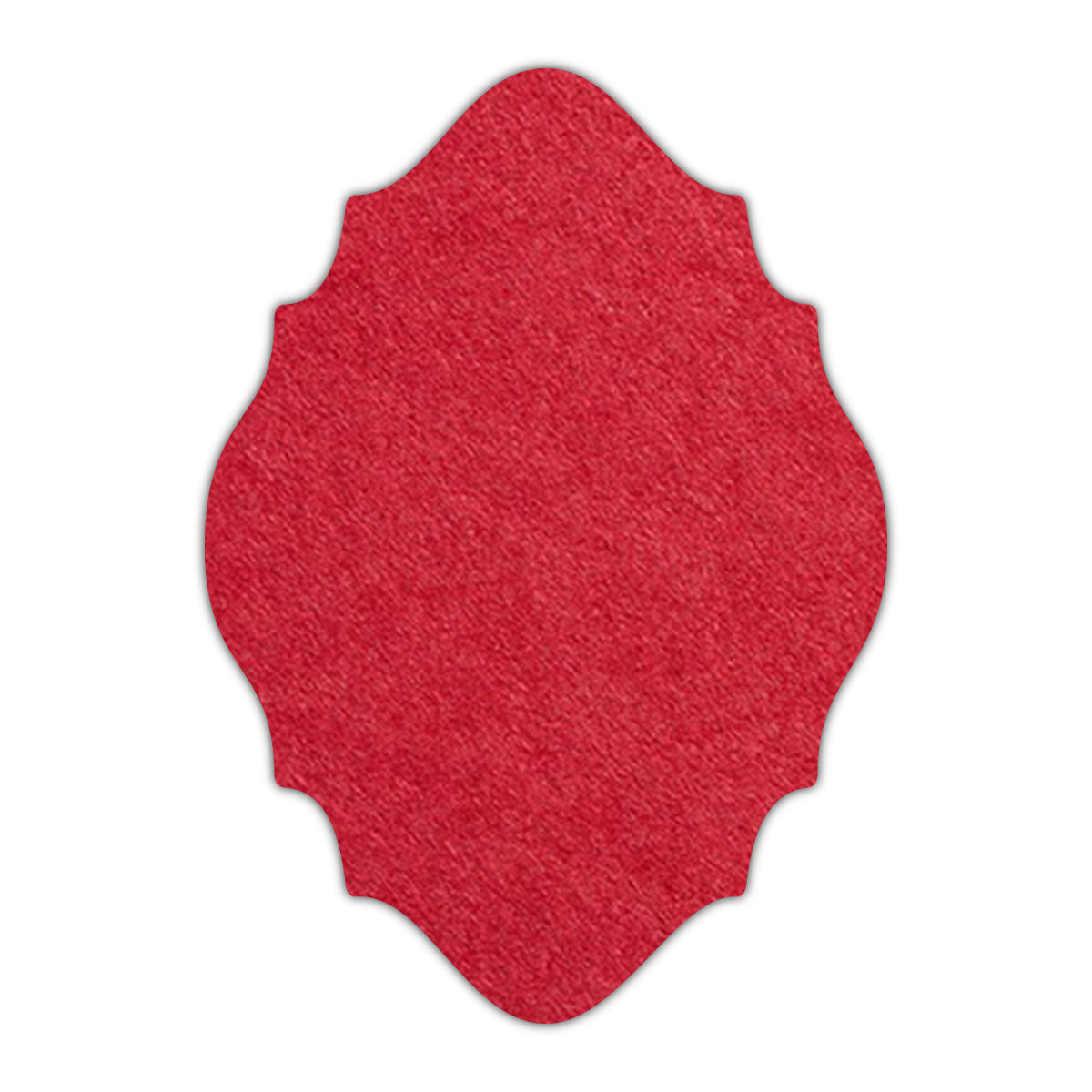 CMYK Print on Scarlet Red Cardstock | Shape P15 | 11" x 14"
