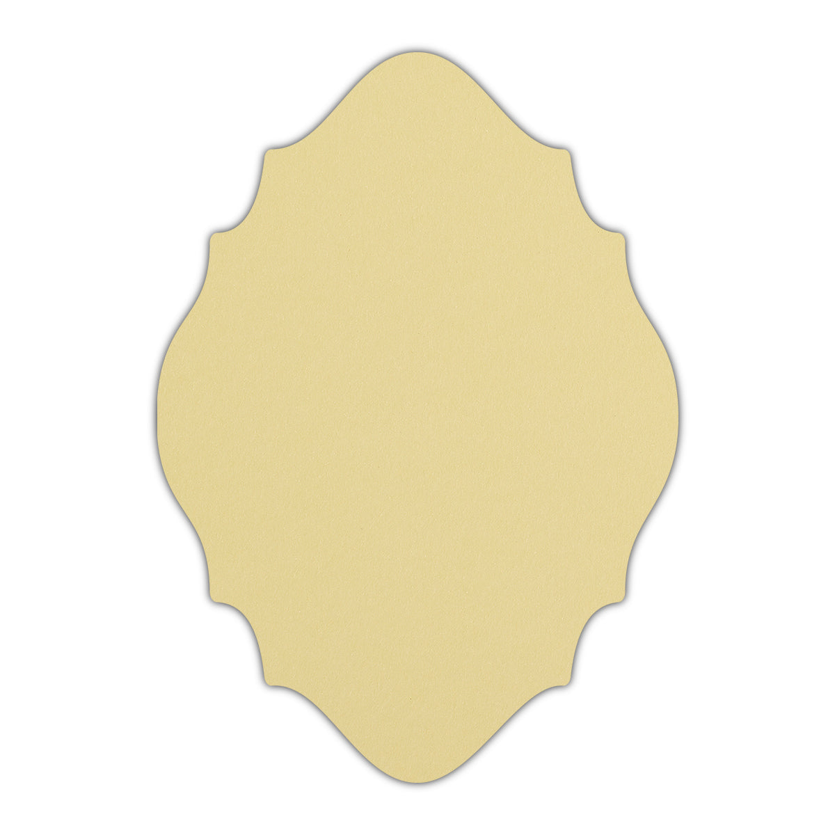 CMYK Print on Sorbet Yellow Cardstock | Shape P15 | 11" x 17"