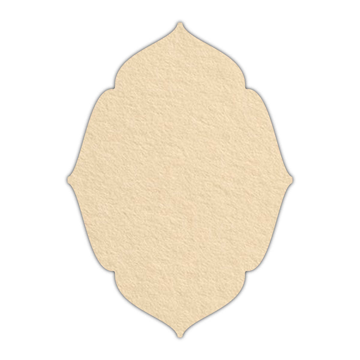 CMYK Print on Antique Ivory Cardstock | Shape P16 | 3.5" x 5"