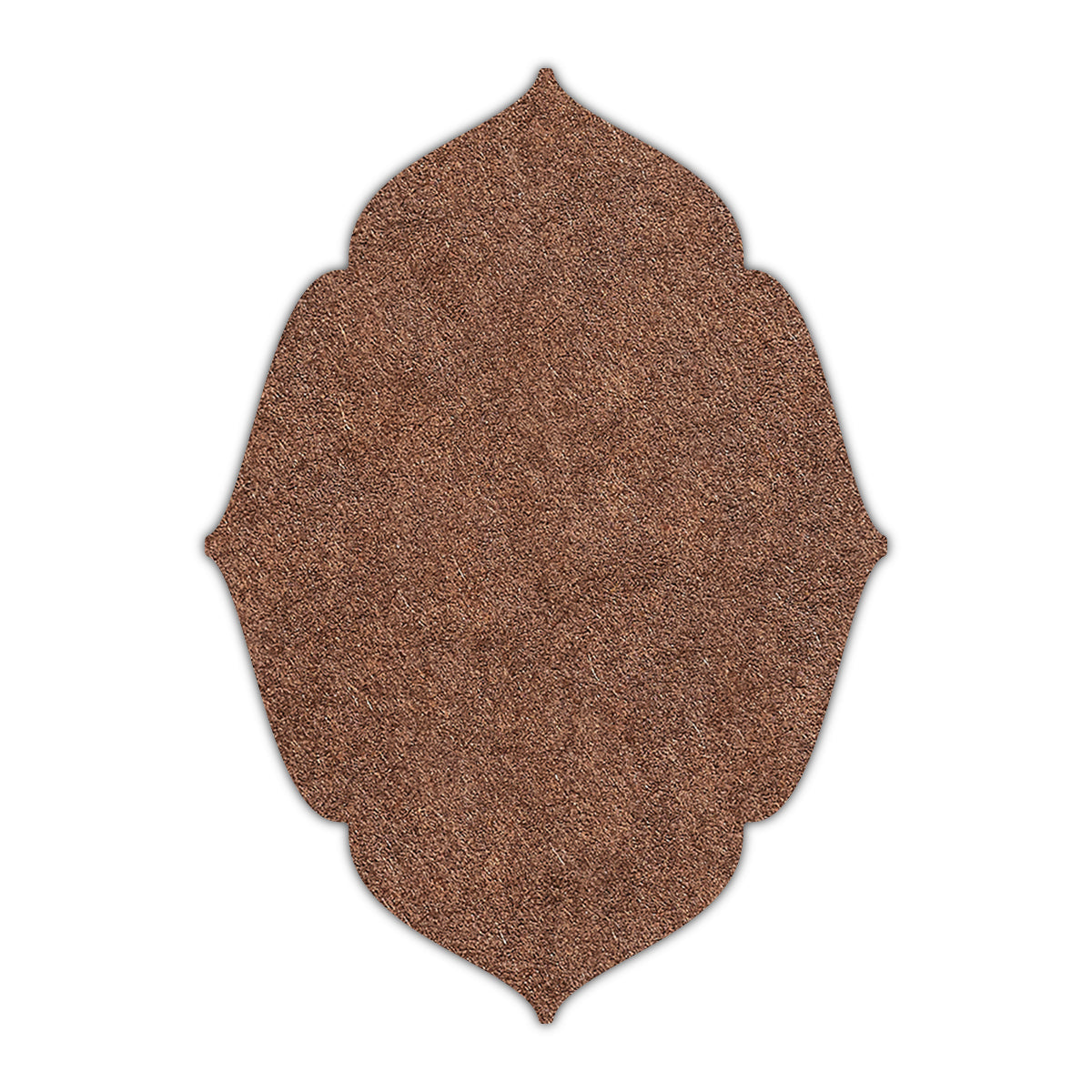 CMYK Print on Bagdad Brown Cardstock | Shape P16 | 3" x 5"