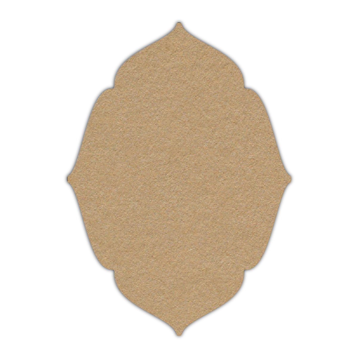 CMYK Print on Camel Cardstock | Shape P16 | 2" x 3"