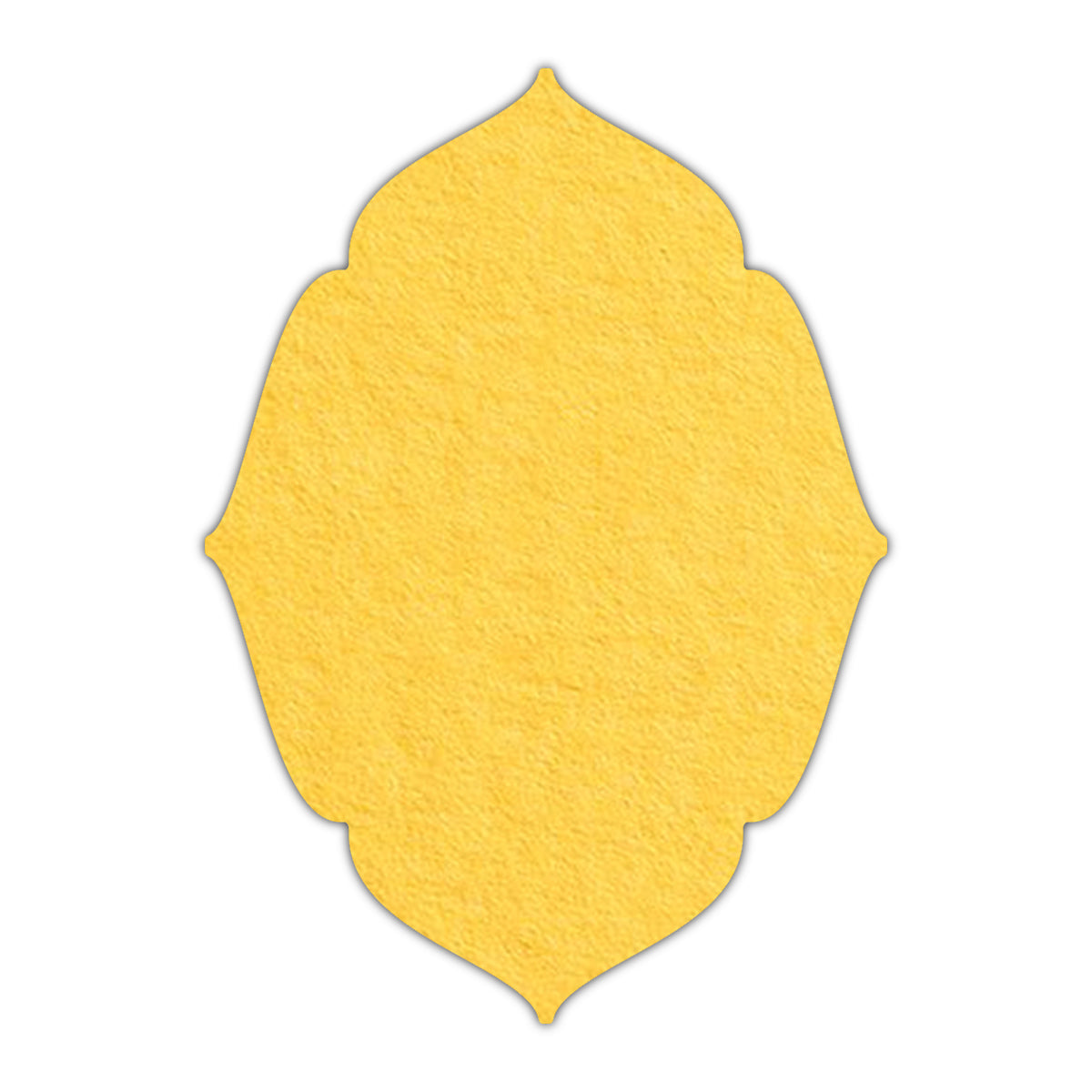 CMYK Print on Canary Yellow Cardstock | Shape P16 | 5.5" x 8.5"