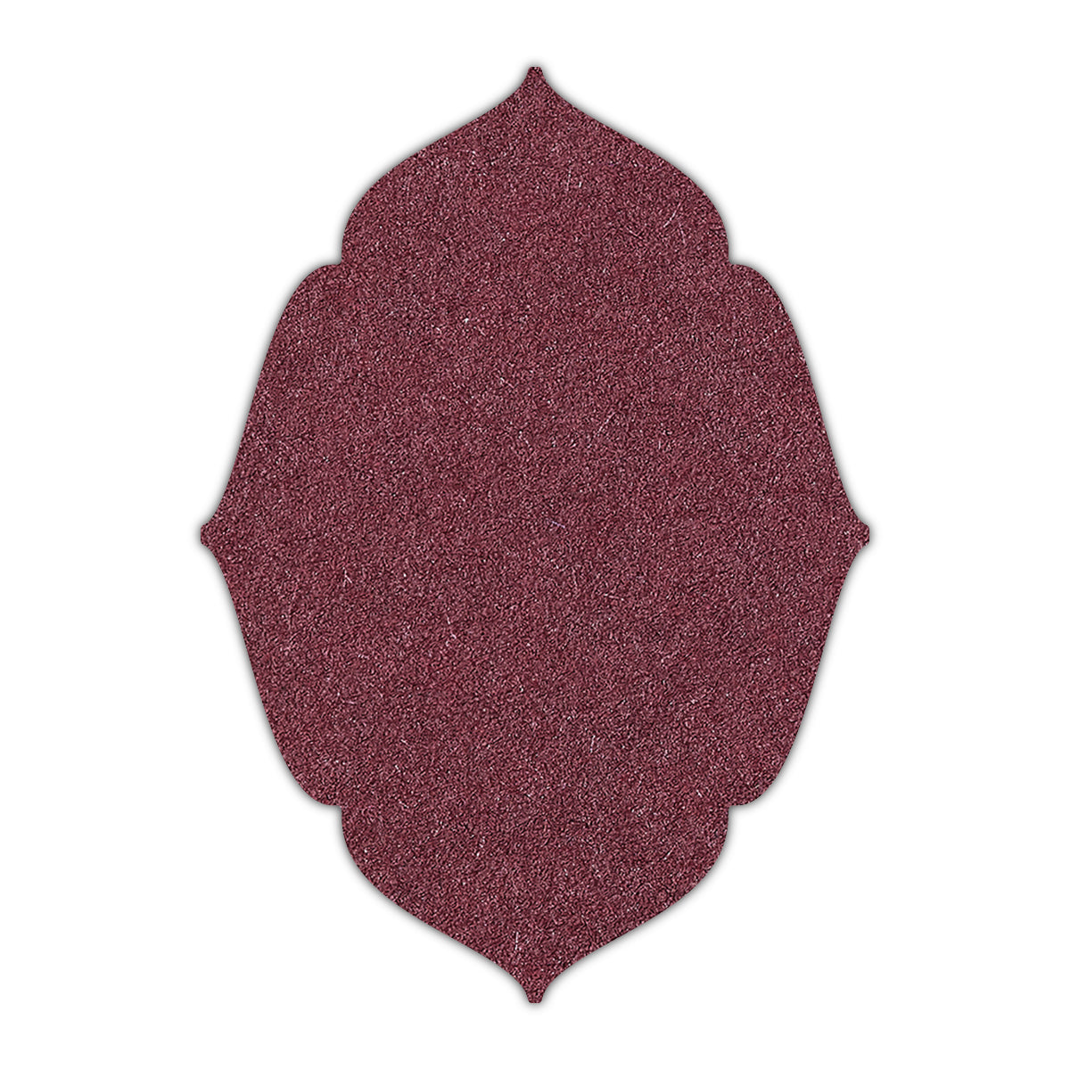 CMYK Print on Claret Cardstock | Shape P16 | 2" x 3.5"