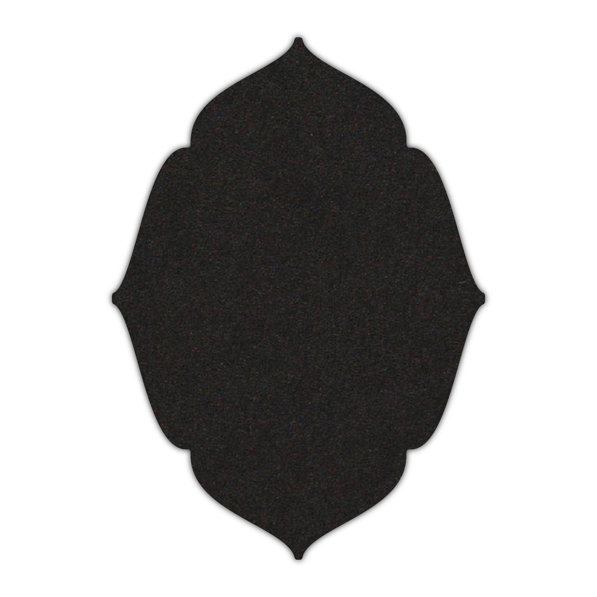 CMYK Print on Deep Black Cardstock | Shape P16 | 11" x 14"