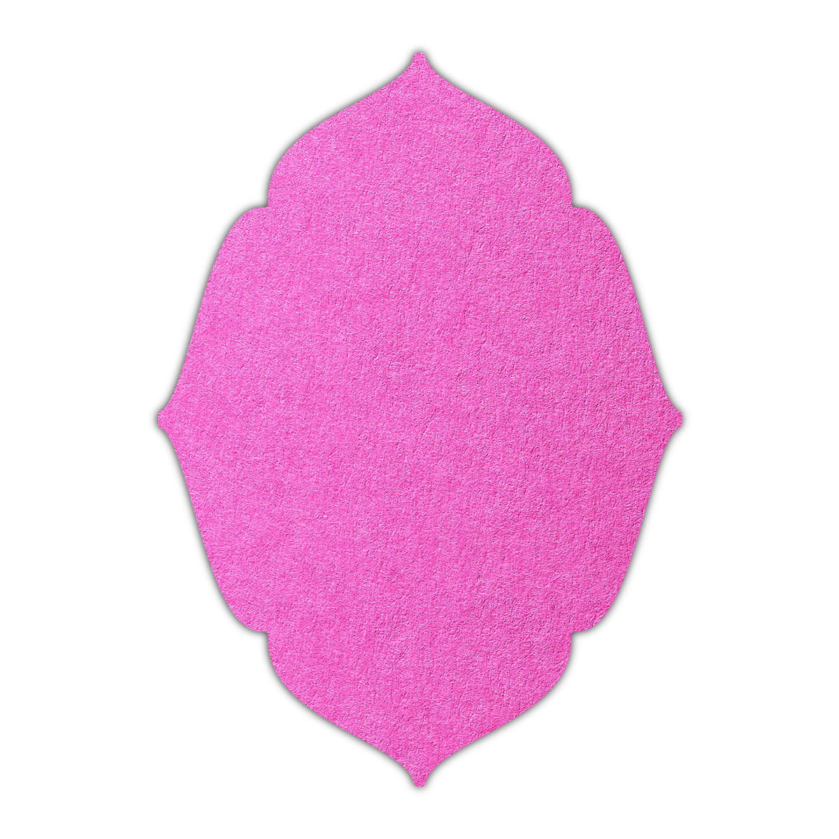 CMYK Print on Fuchsia Pink Cardstock | Shape P16 | 11" x 14"