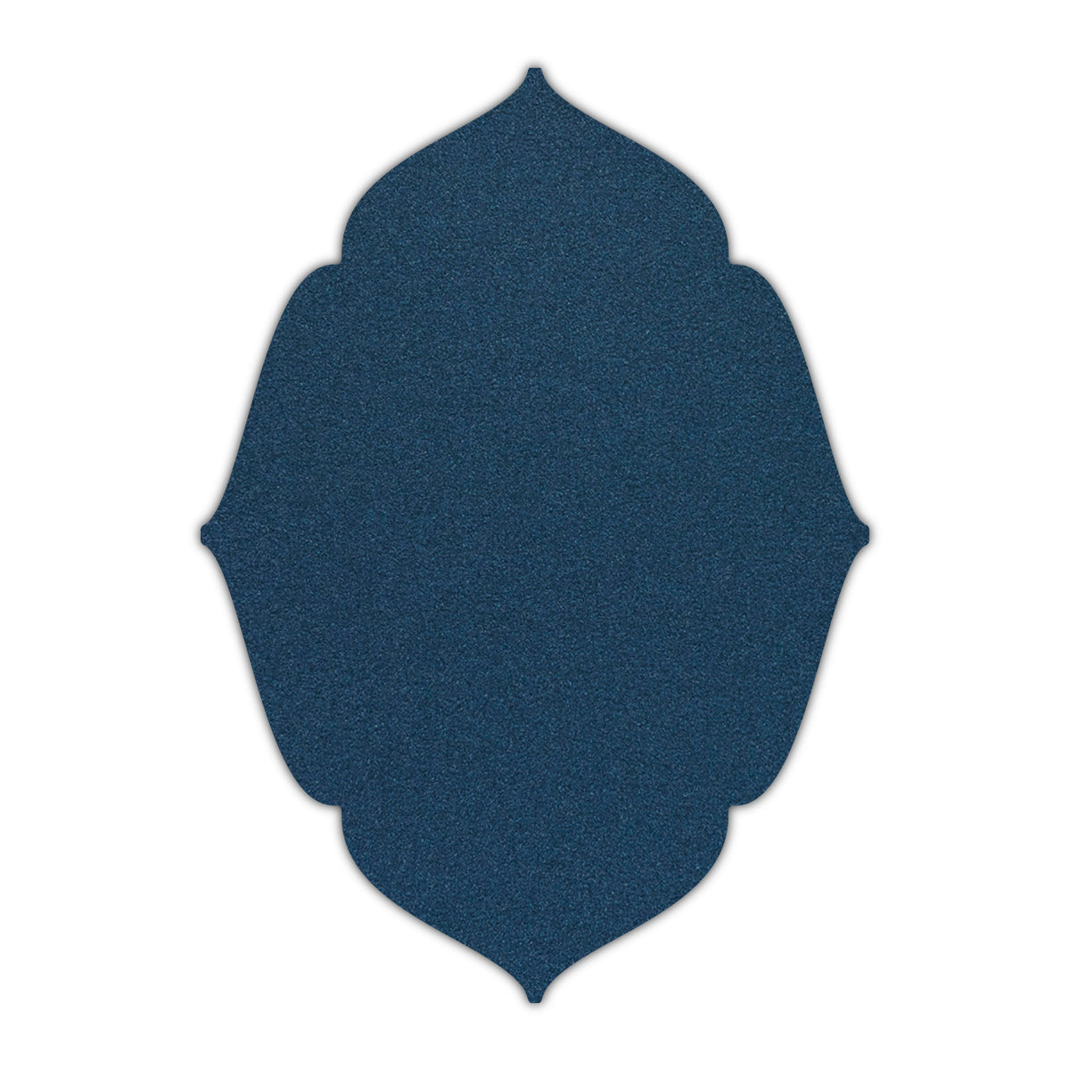 CMYK Print on Shimmer Lapis Cardstock | Shape P16 | 3" x 4"
