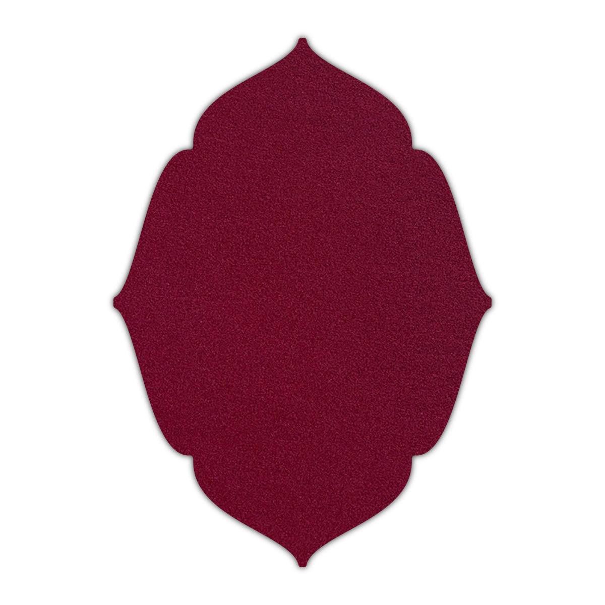 CMYK Print on Shimmer Red Lacquer Cardstock | Shape P16 | 4.25" x 5.5"