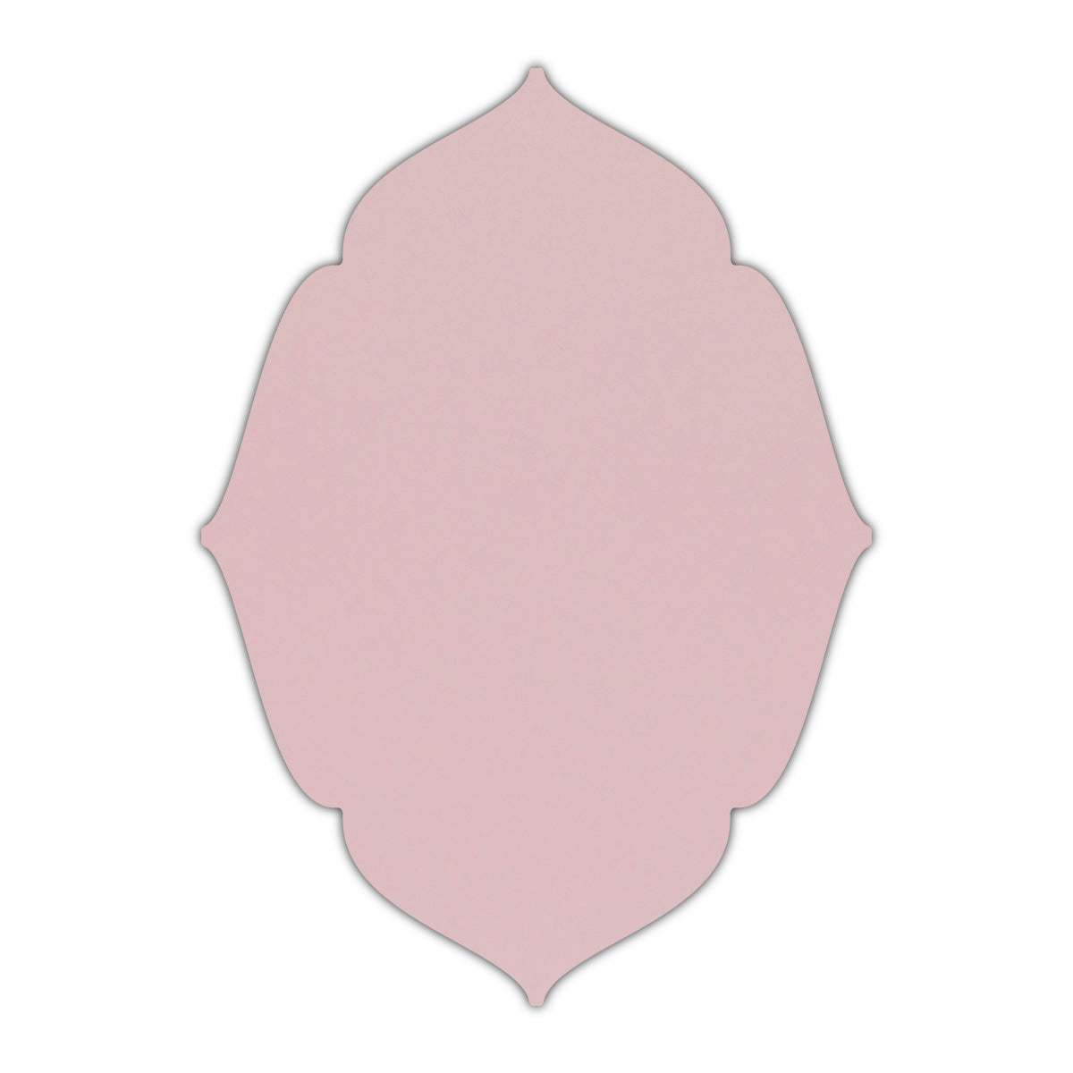 CMYK Print on Shimmer Rose Quartz Cardstock | Shape P16 | 4.25" x 5.5"