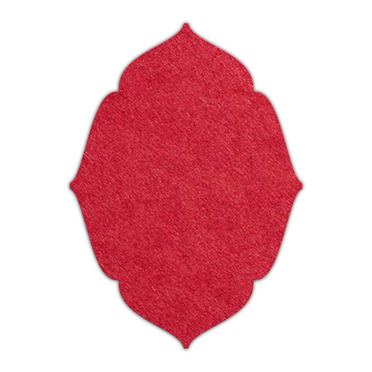 CMYK Print on Scarlet Red Cardstock | Shape P16 | 5" x 8"