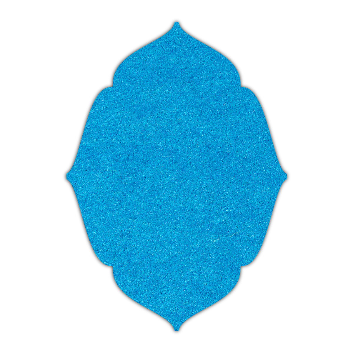 CMYK Print on Tabriz Blue Cardstock | Shape P16 | 5.5" x 8.5"