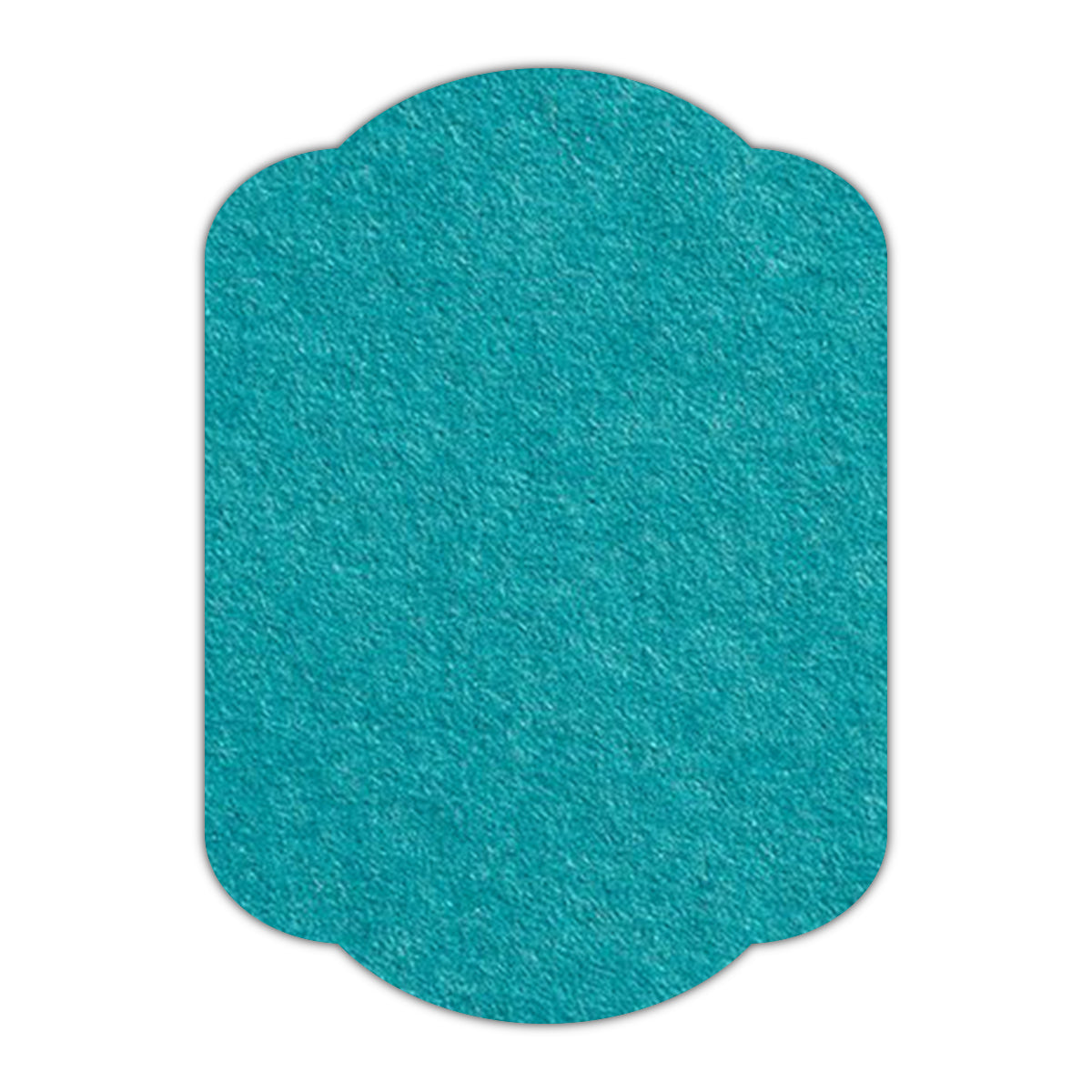 CMYK Print on Aqua Blue Cardstock | Shape P17 | 8" x 10"