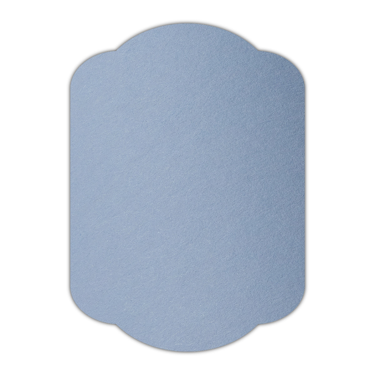 CMYK Print on Azure Blue Cardstock | Shape P17 | 3" x 5"