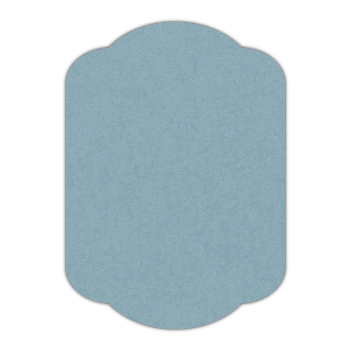 CMYK Print on Baltic Sea Cardstock | Shape P17 | 3" x 5"