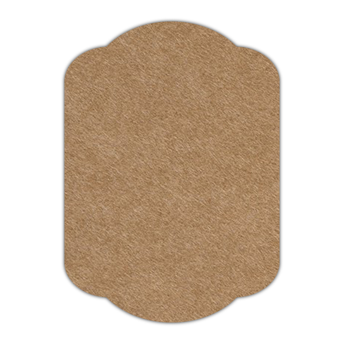 CMYK Print on Beach Sand Cardstock | Shape P17 | 3" x 4"