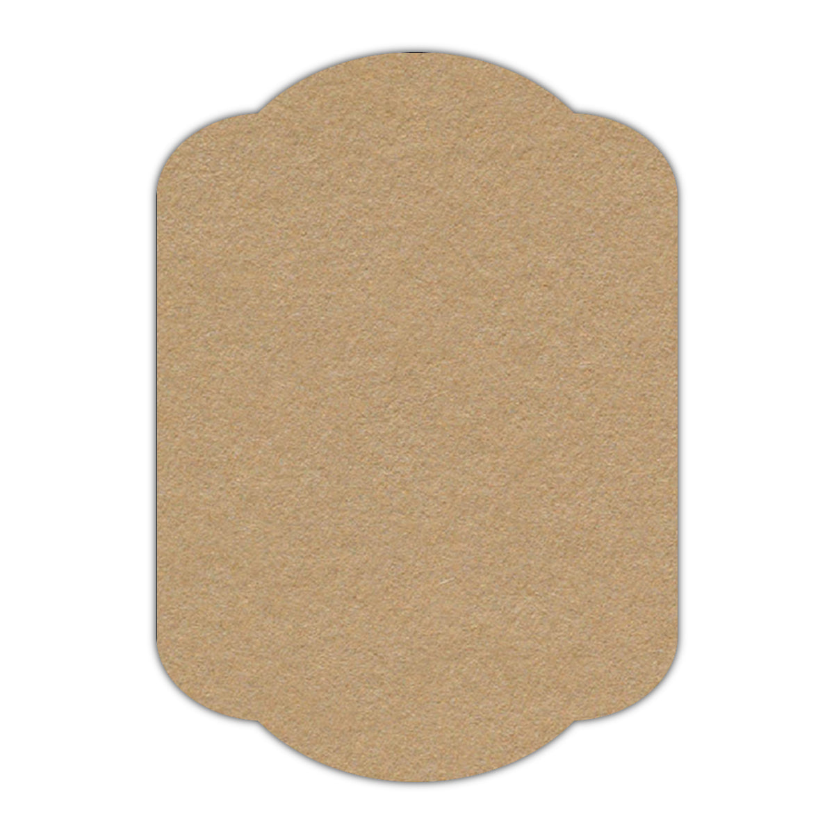 CMYK Print on Camel Cardstock | Shape P17 | 6" x 9"