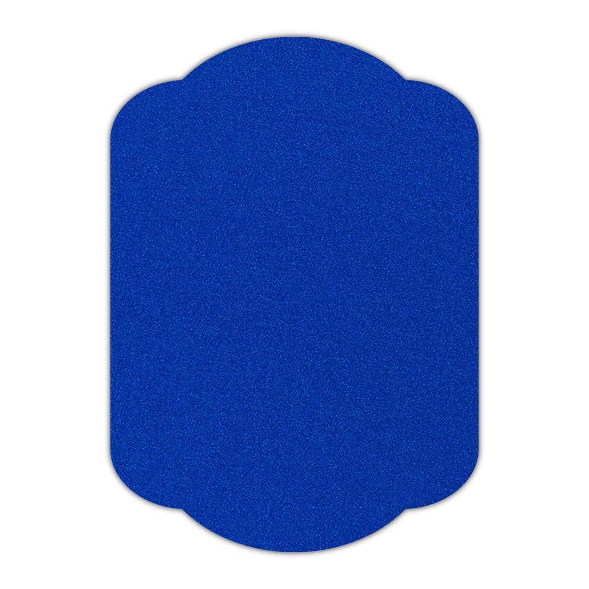 CMYK Print on Shimmer Electric Blue Cardstock | Shape P17 | 5" x 7"
