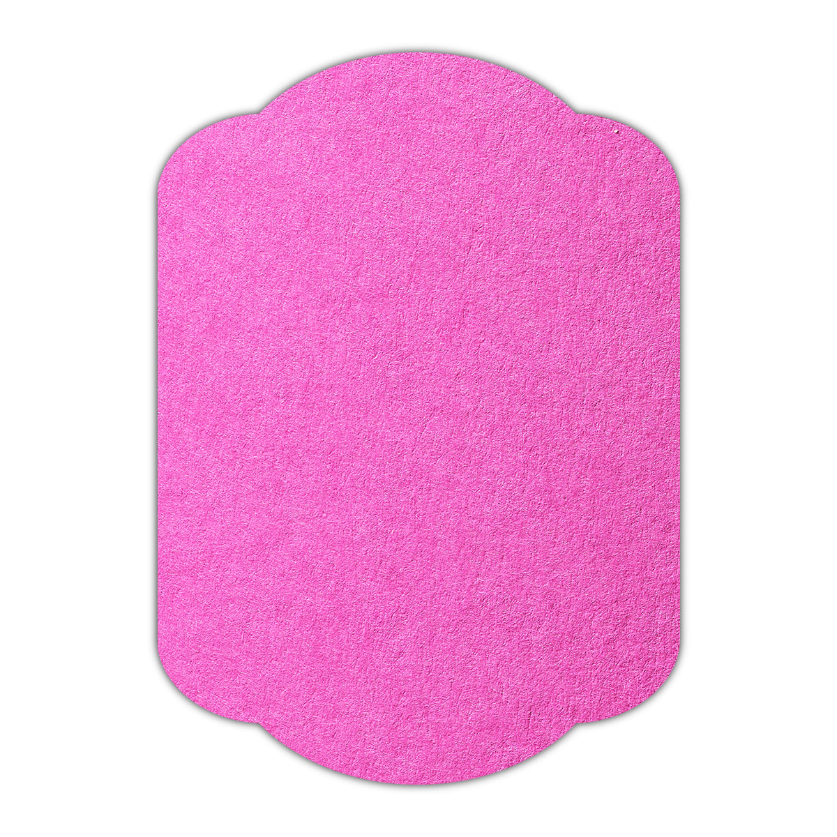 CMYK Print on Fuchsia Pink Cardstock | Shape P17 | 4.25" x 5.5"