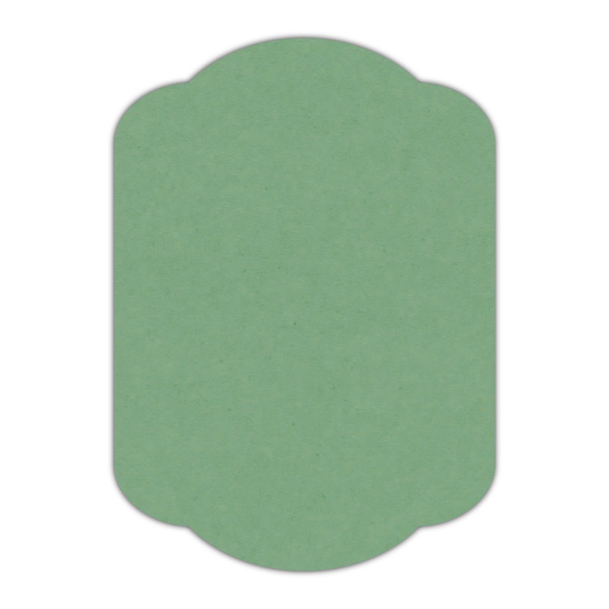 CMYK Print on Matcha Tea Cardstock | Shape P17 | 3.5" x 5"