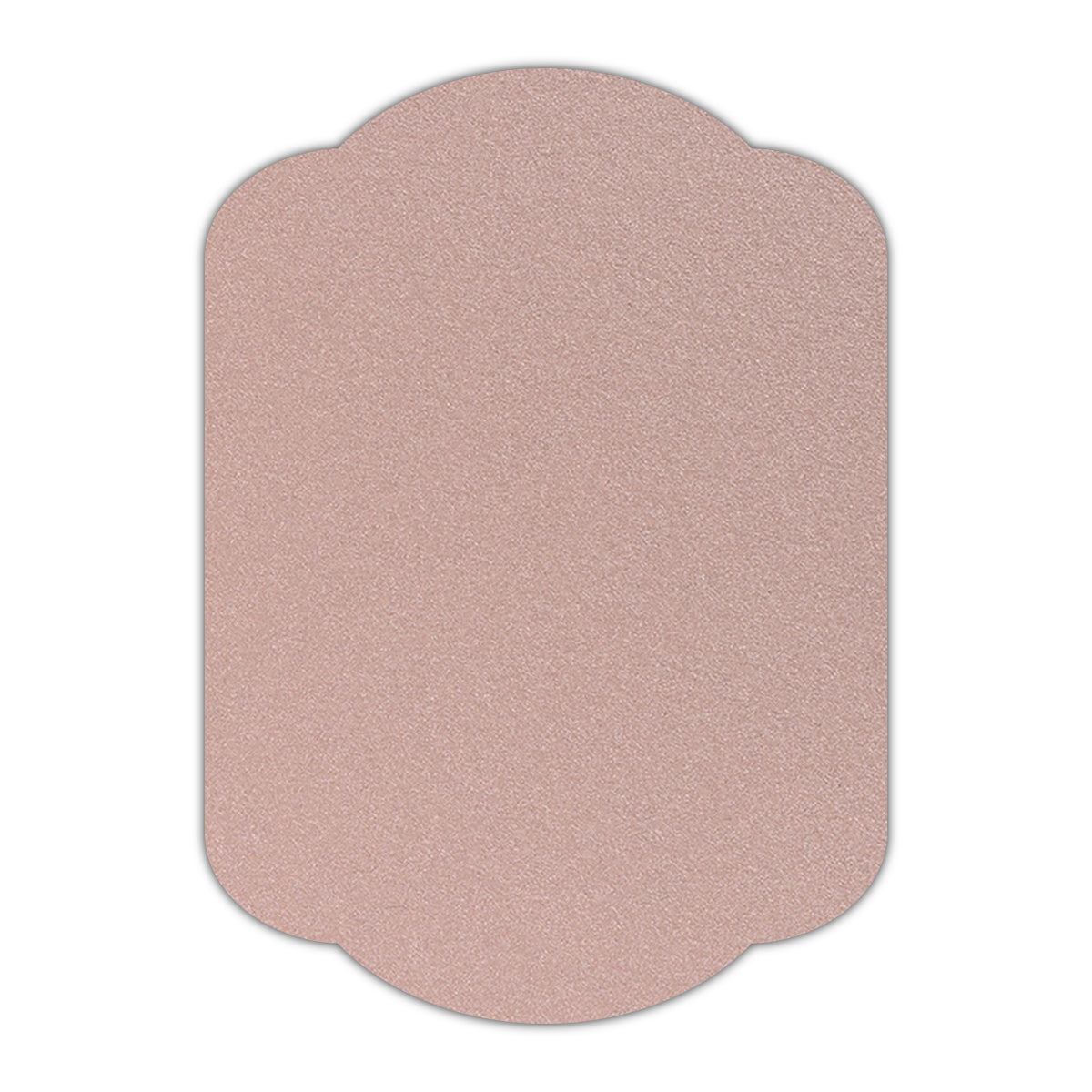 CMYK Print on Shimmer Nude Cardstock | Shape P17 | 8.5" x 11"