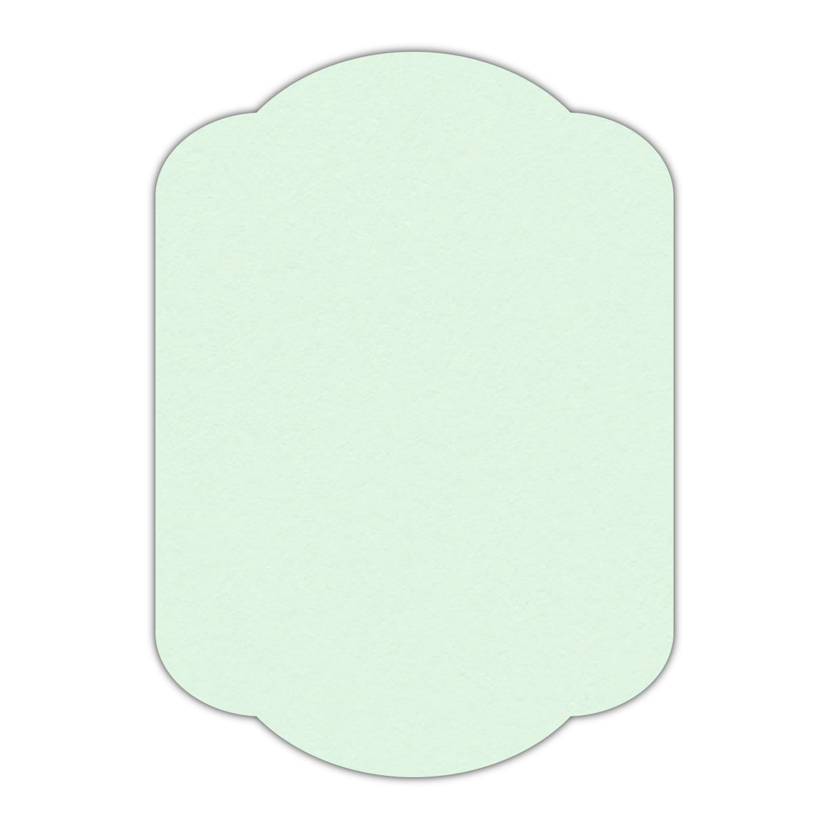 CMYK Print on Pastel Green Cardstock | Shape P17 | 11" x 17"