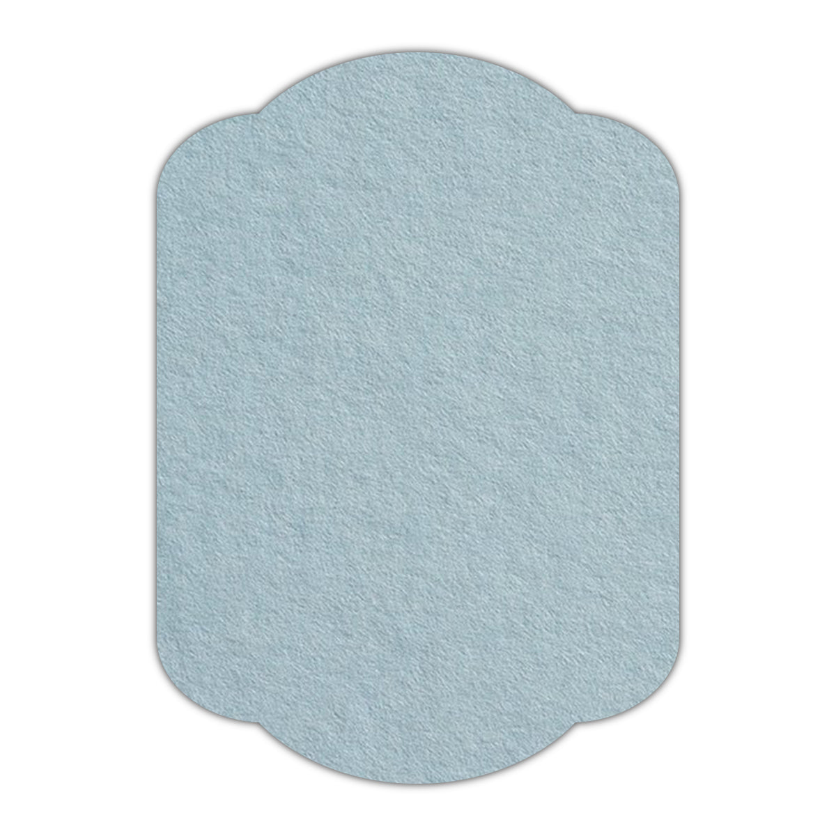 CMYK Print on Placid Blue Cardstock | Shape P17 | 6" x 9"