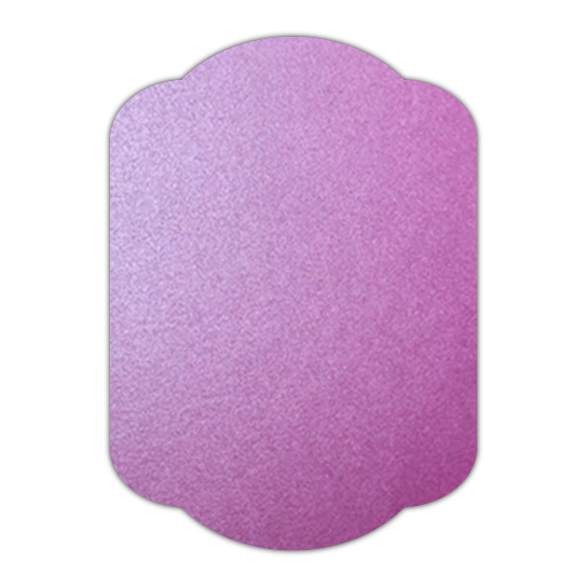 CMYK Print on Shimmer Punch Cardstock | Shape P17 | 3" x 4"
