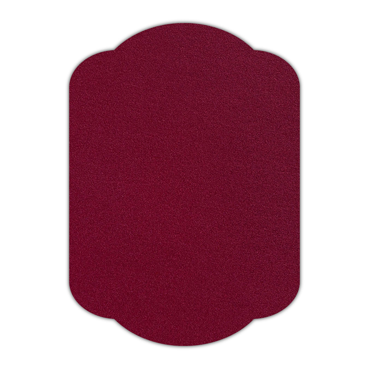 CMYK Print on Shimmer Red Lacquer Cardstock | Shape P17 | 8" x 10"
