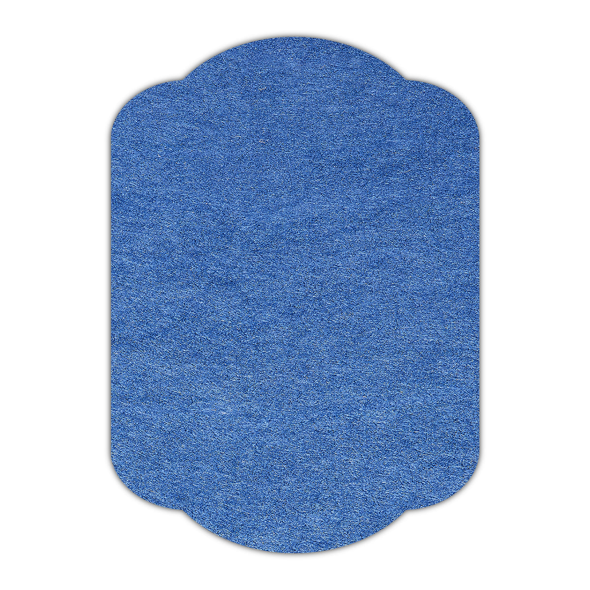 CMYK Print on Shimmer Sapphire Cardstock | Shape P17 | 3" x 4"