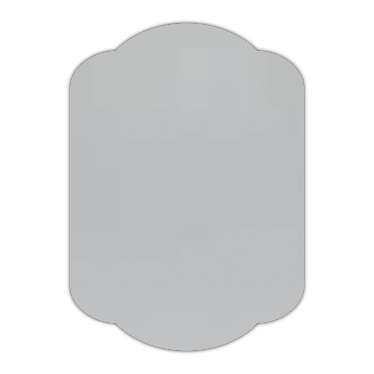 CMYK Print on Shimmer Silver Cardstock | Shape P17 | 3" x 5"