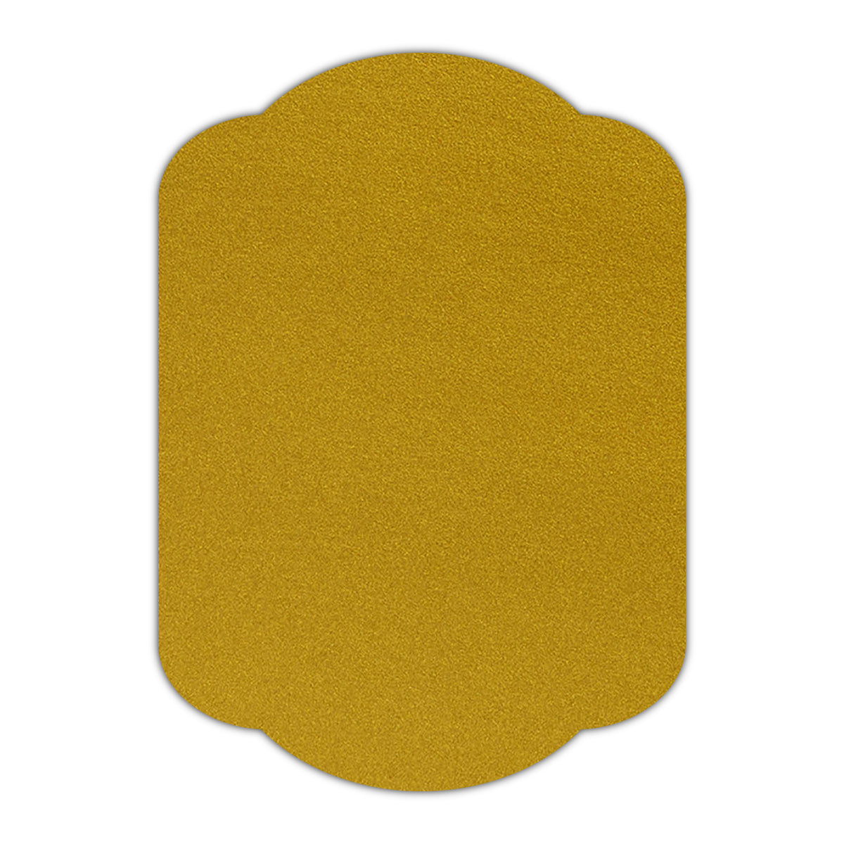 CMYK Print on Shimmer Super Gold Cardstock | Shape P17 | 8.5" x 11"