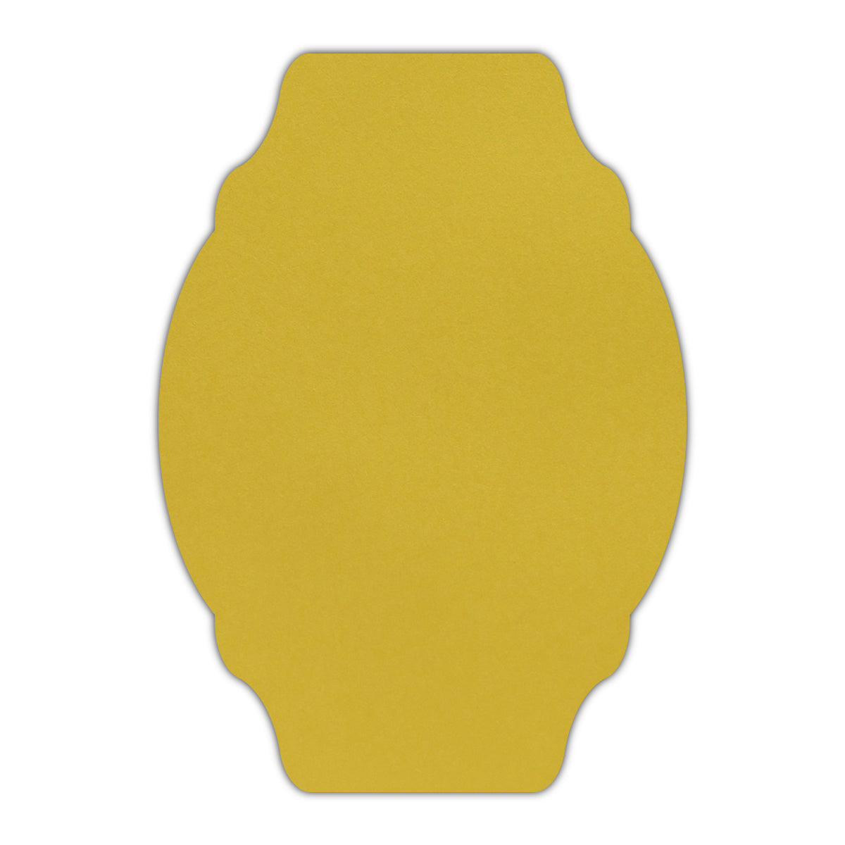 CMYK Print on Shimmer Fine Gold Cardstock | Shape P18 | 11" x 14"
