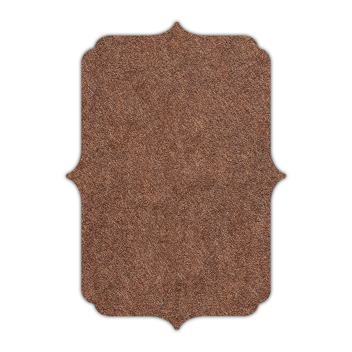 CMYK Print on Bagdad Brown Cardstock | Shape P19 | 6" x 9"