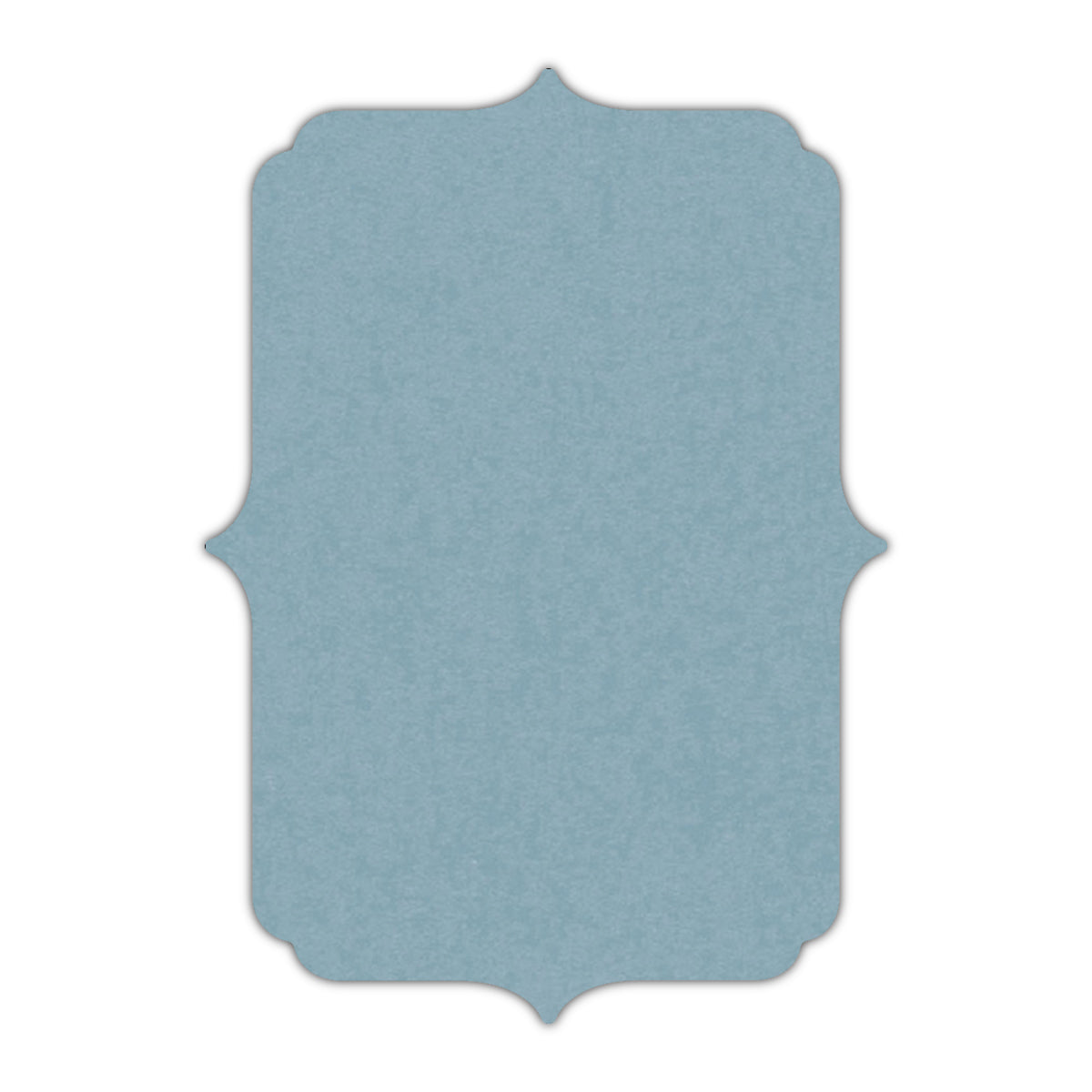 CMYK Print on Baltic Sea Cardstock | Shape P19 | 4.25" x 5.5"