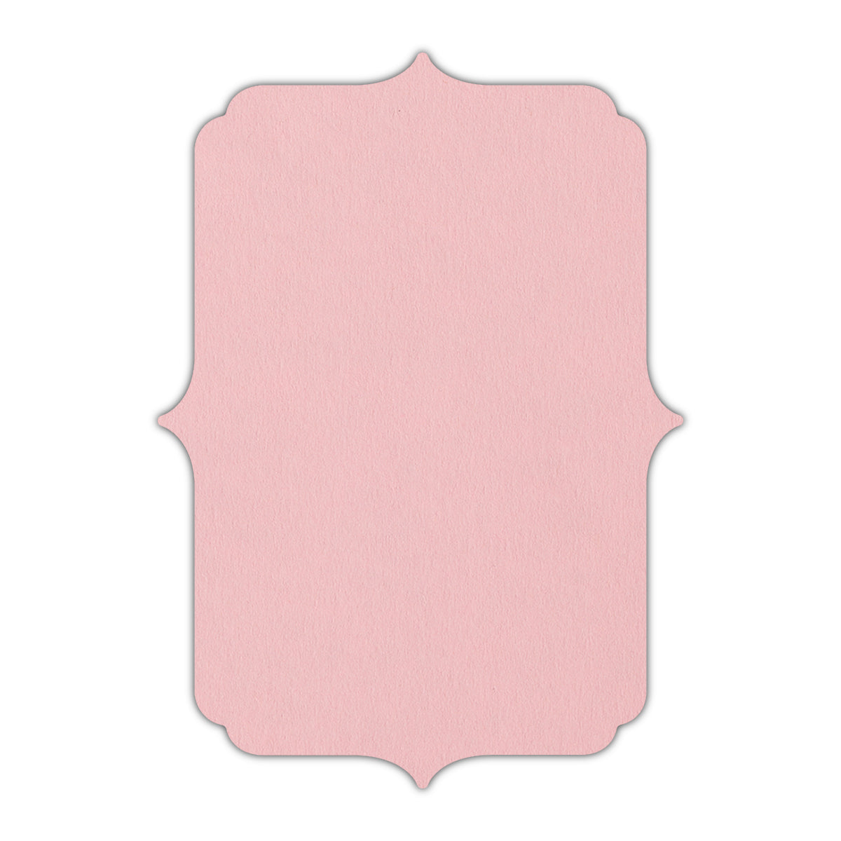 CMYK Print on Candy Pink Cardstock | Shape P19 | 3" x 5"