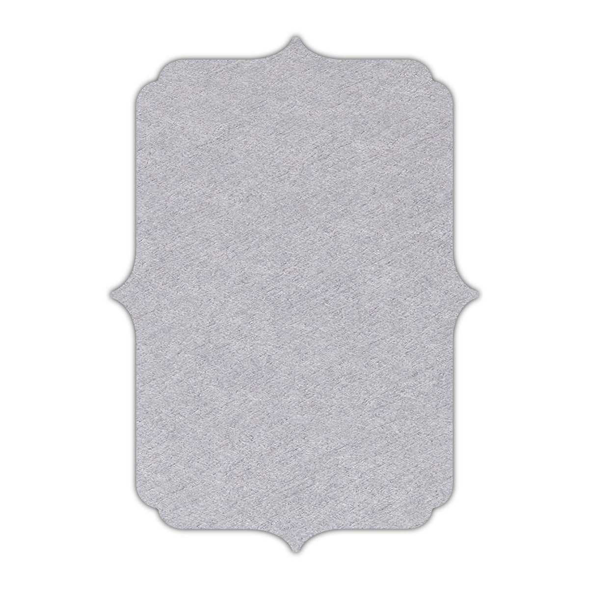 CMYK Print on Cool Grey Cardstock | Shape P19 | 5.5" x 8.5"
