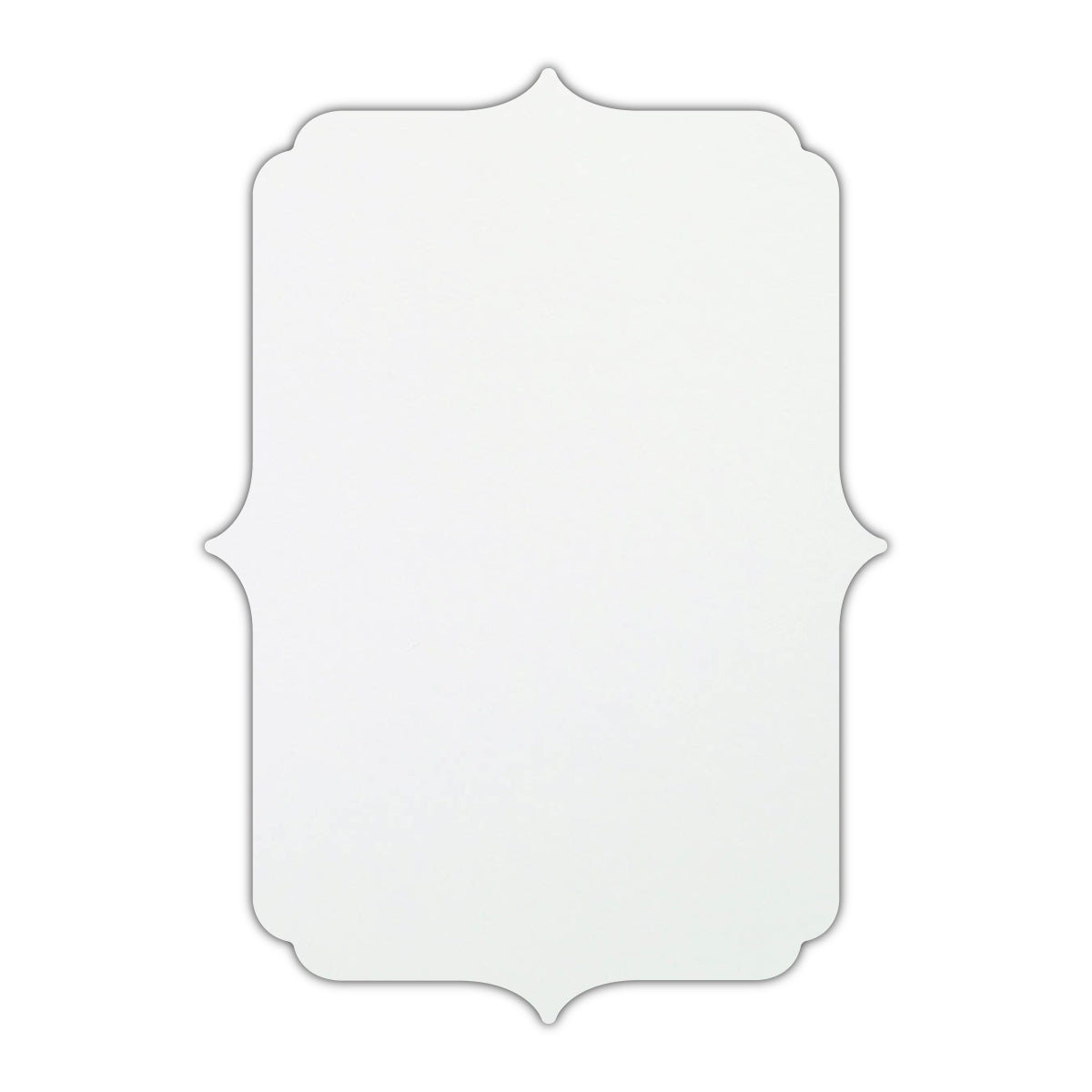 CMYK Print on Shimmer Ice Gold Cardstock | Shape P19 | 8.5" x 11"