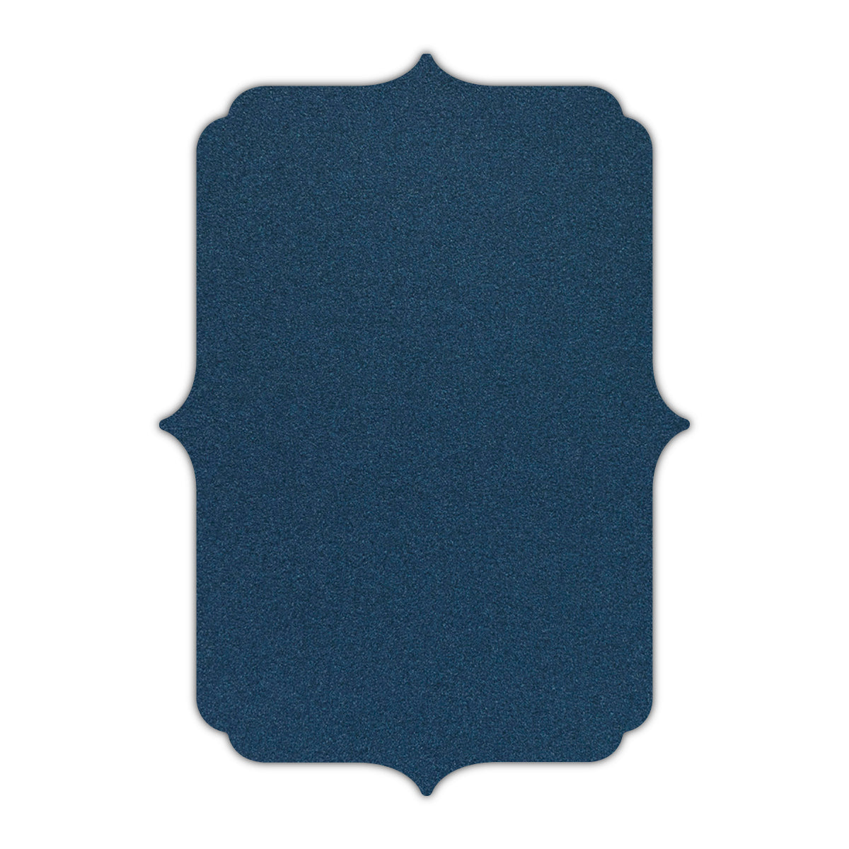 CMYK Print on Shimmer Lapis Cardstock | Shape P19 | 3" x 5"