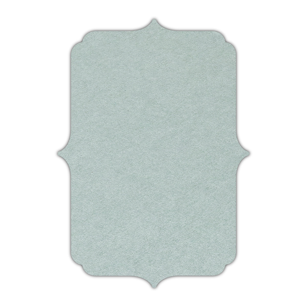 CMYK Print on Powder Green Cardstock | Shape P19 | 4.25" x 5.5"